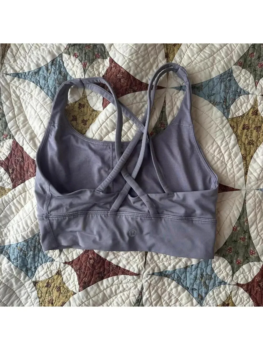 Lululemon Energy Longline Bra purple ash size 4 sports bra athleisure yoga gym